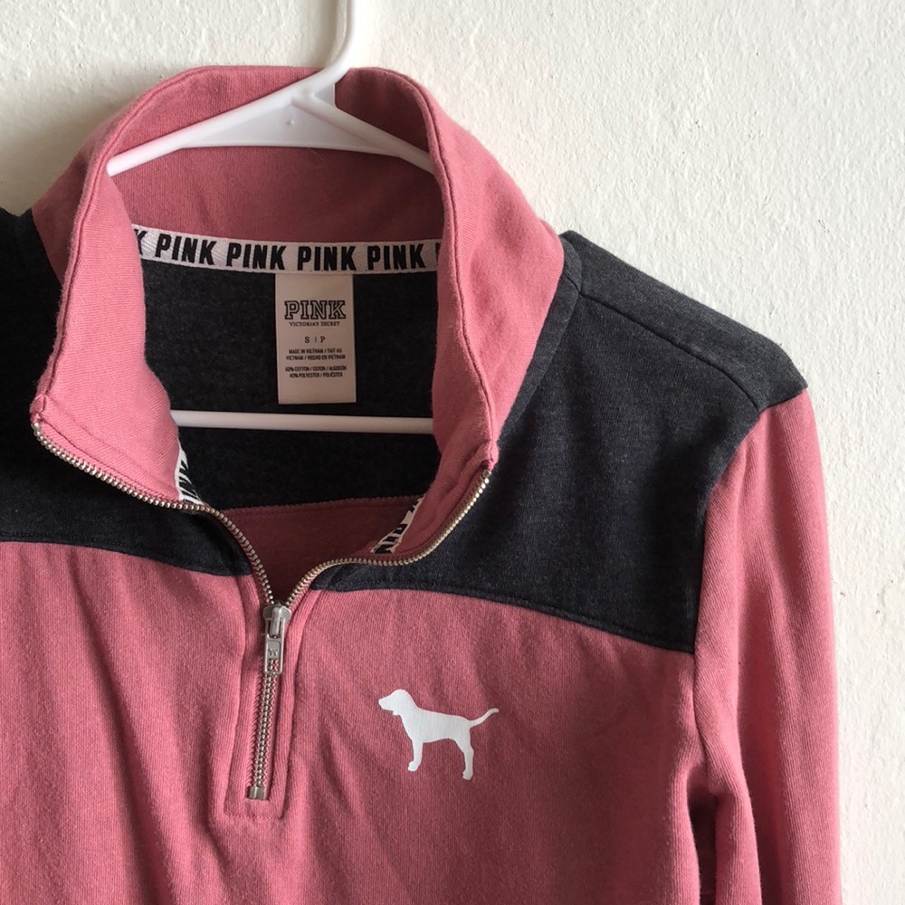 PINK collared sweater